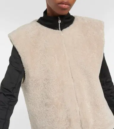 JETSET Sleeveless shearling vest | Thumbnail 4