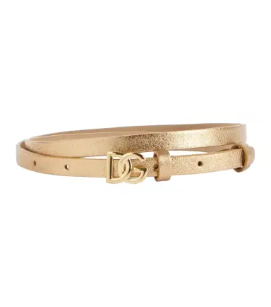 Dolce & Gabbana DG leather belt | Thumbnail 1