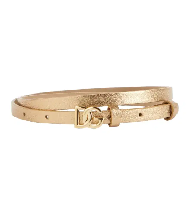 Dolce & Gabbana DG leather belt