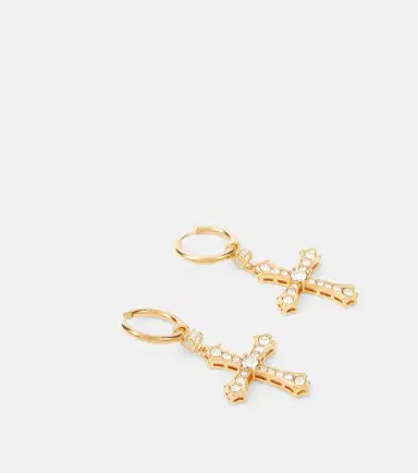 Dolce & Gabbana Crystal-embellished drop earrings | Thumbnail 3