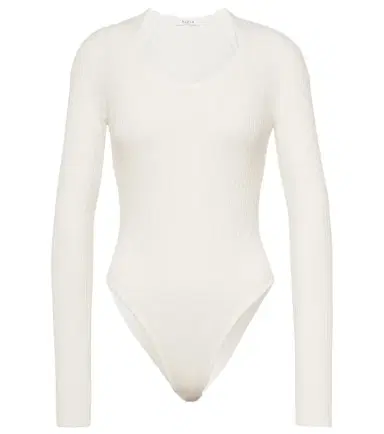 Alaïa Alaïa Ribbed-knit bodysuit | Thumbnail 1