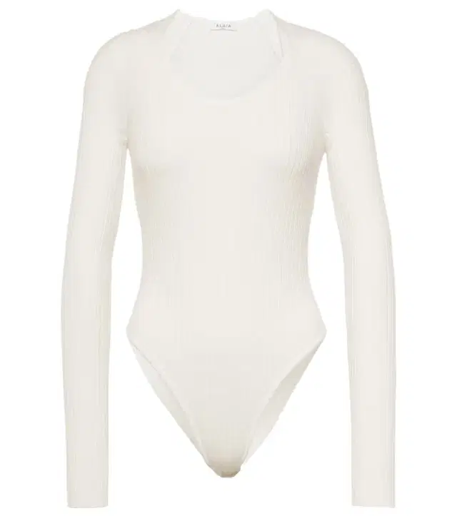 Alaia Alaïa Ribbed-knit bodysuit