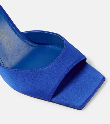 The Attico Mini Devon 85 satin mules | Thumbnail 2