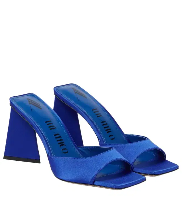 The Attico Mini Devon 85 satin mules