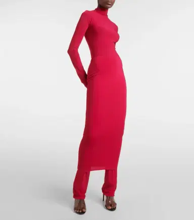Alaïa Alaïa Turtleneck jersey bodysuit | Thumbnail 4 Alaïa Alaïa Turtleneck jersey bodysuit | Thumbnail 4