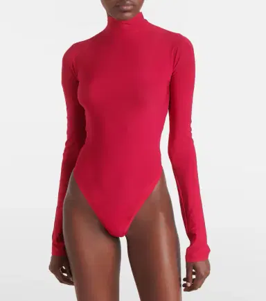 Alaïa Alaïa Turtleneck jersey bodysuit | Thumbnail 5 Alaïa Alaïa Turtleneck jersey bodysuit | Thumbnail 5