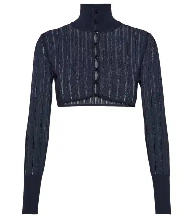 Alaia Alaïa Crinoline cropped cardigan | Thumbnail 1