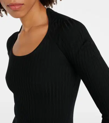 Alaïa Alaïa Ribbed-knit bodysuit | Thumbnail 3 Alaïa Alaïa Ribbed-knit bodysuit | Thumbnail 3