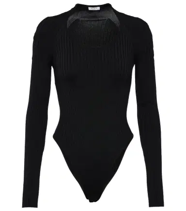 Alaïa Alaïa Ribbed-knit bodysuit | Thumbnail 1 Alaïa Alaïa Ribbed-knit bodysuit | Thumbnail 1