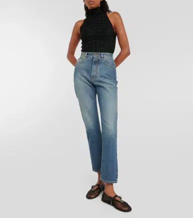 Alaïa Alaïa Croc-effect halterneck bodysuit | Thumbnail 5