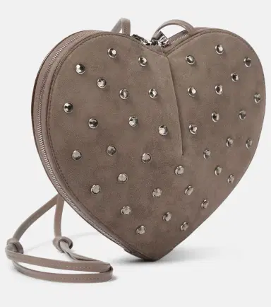 Alaïa Alaïa Le Caur studded suede shoulder bag | Thumbnail 3