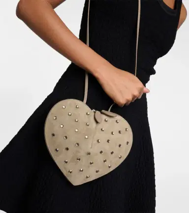 Alaïa Alaïa Le Caur studded suede shoulder bag | Thumbnail 5