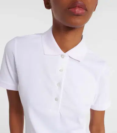 Fusalp Agathe cotton-blend polo shirt | Thumbnail 5