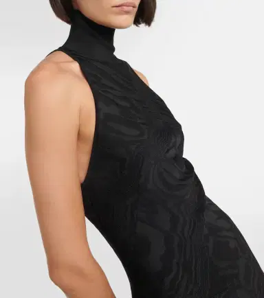 Alaïa Alaïa Patterned turtleneck gown | Thumbnail 2