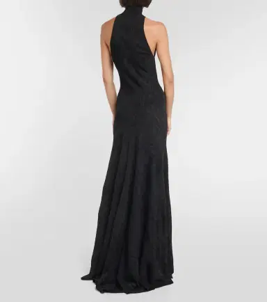 Alaïa Alaïa Patterned turtleneck gown | Thumbnail 5