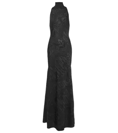 Alaïa Alaïa Patterned turtleneck gown | Thumbnail 1
