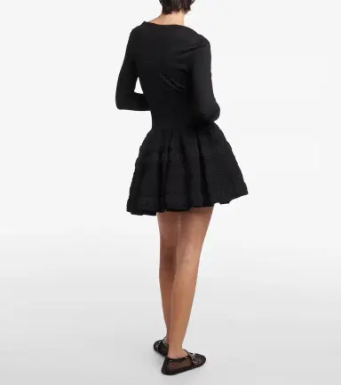 Alaïa Alaïa Crinoline wool-blend minidress | Thumbnail 3 Alaïa Alaïa Crinoline wool-blend minidress | Thumbnail 3