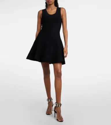 Alaïa Alaïa Croc-effect minidress | Thumbnail 4