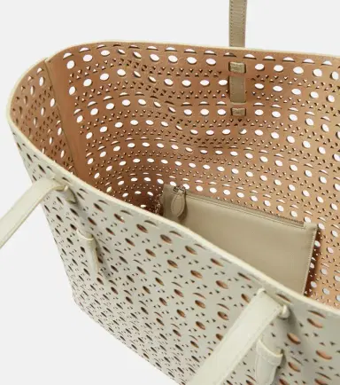 Alaïa Alaïa Mina 44 Vienne Wave leather tote bag | Thumbnail 3