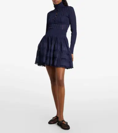 Alaïa Alaïa Ribbed-knit minidress | Thumbnail 3
