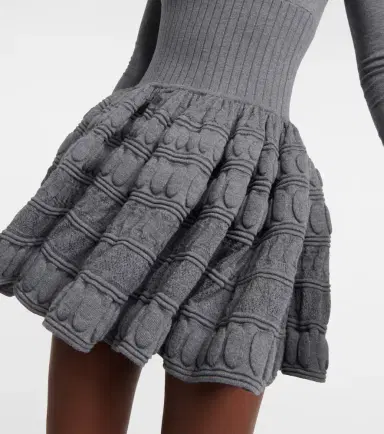 Alaïa Alaïa Wool-blend minidress | Thumbnail 2