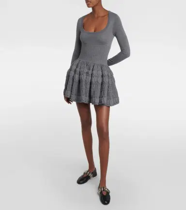Alaïa Alaïa Wool-blend minidress | Thumbnail 5
