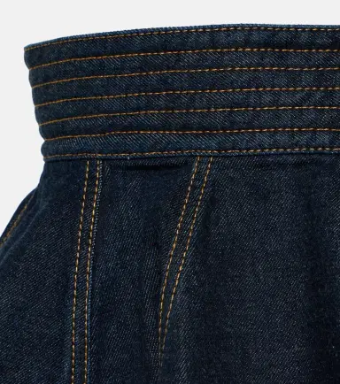Alaïa Alaïa Peplum denim belt | Thumbnail 2