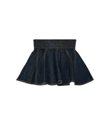 Alaïa Alaïa Peplum denim belt | Thumbnail 1