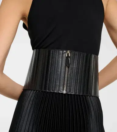 Alaia Alaïa Striped corset leather belt | Thumbnail 4