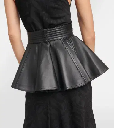 Alaia Alaïa Peplum leather belt | Thumbnail 2