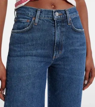 AGOLDE Harper mid-rise straight jeans | Thumbnail 6