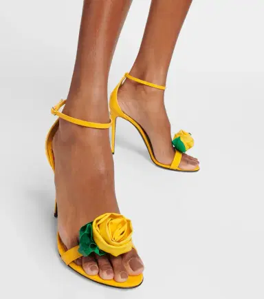 Dolce & Gabbana Keira floral-appliqué patent leather sandals | Thumbnail 7 Dolce & Gabbana Keira floral-appliqué patent leather sandals | Thumbnail 7