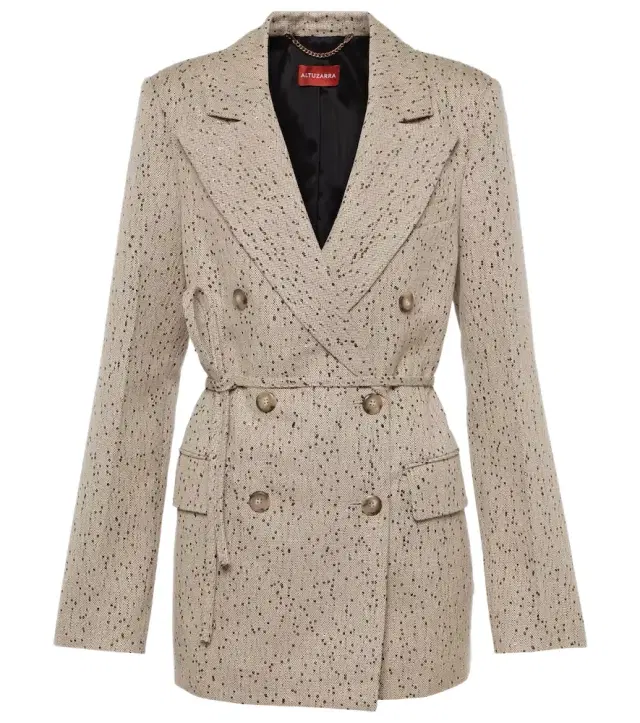 Altuzarra Hattson sequined tweed blazer