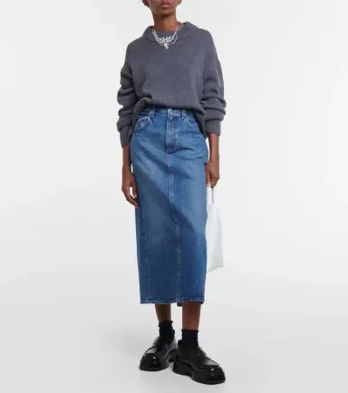 Citizens of Humanity Peri denim maxi skirt | Thumbnail 6