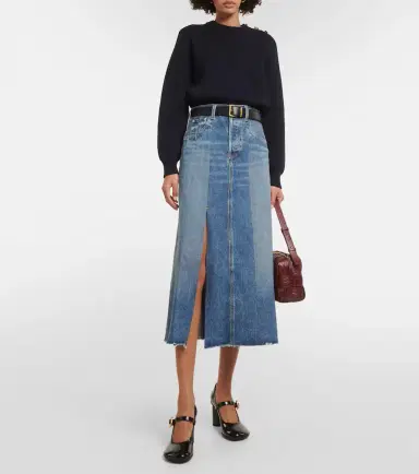 Citizens of Humanity Raian denim midi skirt | Thumbnail 7
