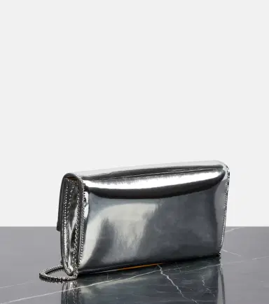 Jimmy Choo Emmie mirrored clutch | Thumbnail 5 Jimmy Choo Emmie mirrored clutch | Thumbnail 5