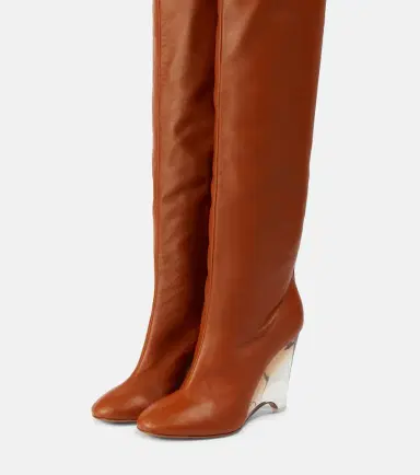 Alaïa Alaïa Leather knee-high boots | Thumbnail 6