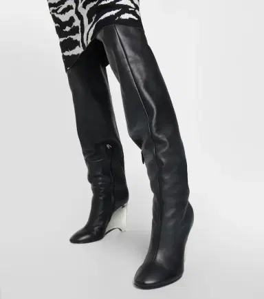 Alaïa Alaïa Leather knee-high boots | Thumbnail 4 Alaïa Alaïa Leather knee-high boots | Thumbnail 4