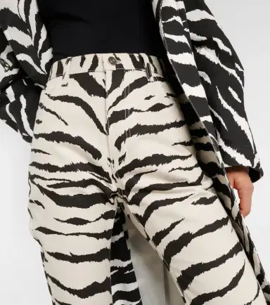Alaïa Alaïa Zebra-print jeans | Thumbnail 6