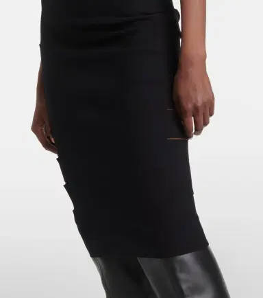 Alaïa Alaïa Cutout midi dress | Thumbnail 3 Alaïa Alaïa Cutout midi dress | Thumbnail 3