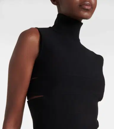 Alaïa Alaïa Cutout midi dress | Thumbnail 5 Alaïa Alaïa Cutout midi dress | Thumbnail 5