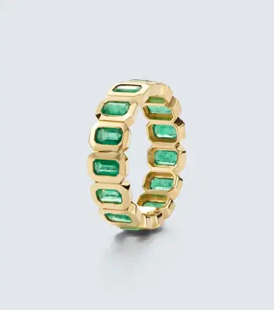 SHAY JEWELRY 18kt gold ring with emeralds | Thumbnail 2 SHAY JEWELRY 18kt gold ring with emeralds | Thumbnail 2