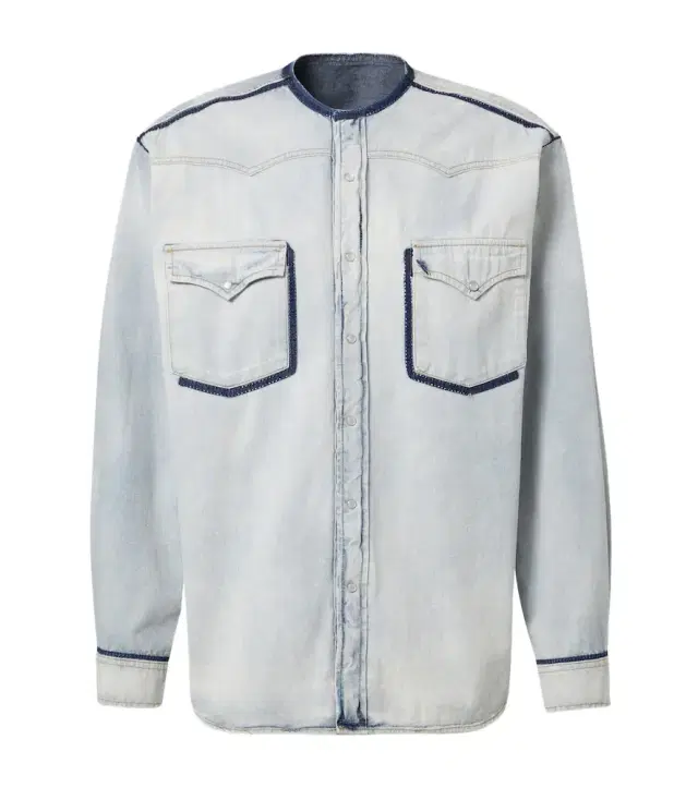 Maison Margiela Embellished denim overshirt