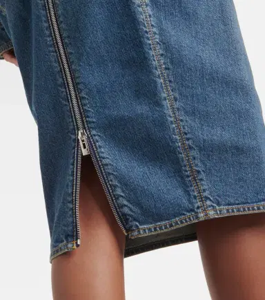Alaïa Alaïa Denim pencil skirt | Thumbnail 3