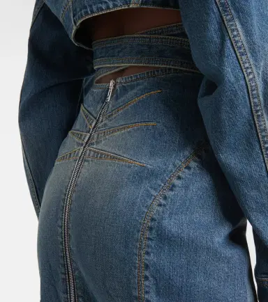 Alaïa Alaïa Denim pencil skirt | Thumbnail 5
