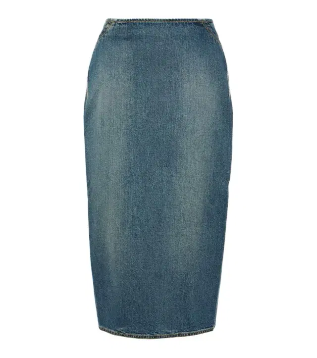 Alaia Alaïa Denim pencil skirt