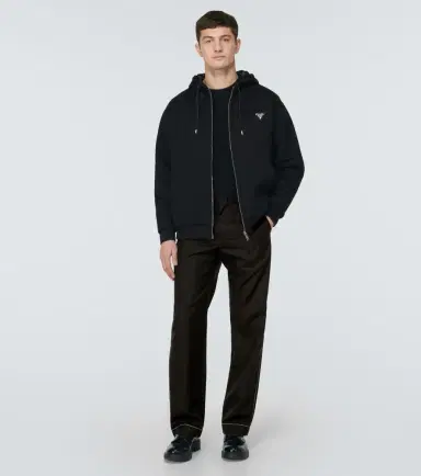 Prada Silk straight pants | Thumbnail 3 Prada Silk straight pants | Thumbnail 3
