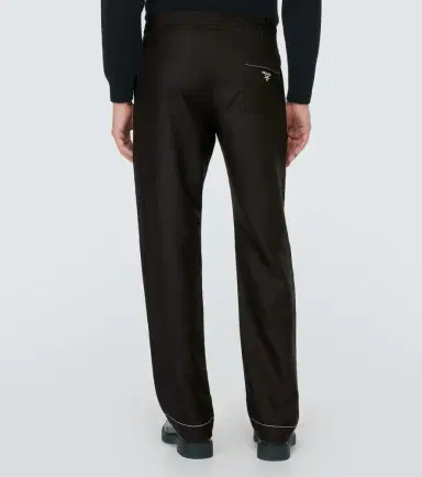 Prada Silk straight pants | Thumbnail 6 Prada Silk straight pants | Thumbnail 6
