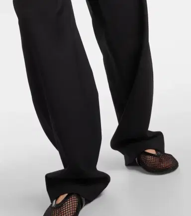 Alaïa Alaïa High-rise wool wide-leg pants | Thumbnail 3 Alaïa Alaïa High-rise wool wide-leg pants | Thumbnail 3