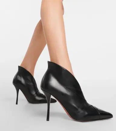 Alaïa Alaïa Leather ankle boots | Thumbnail 4
